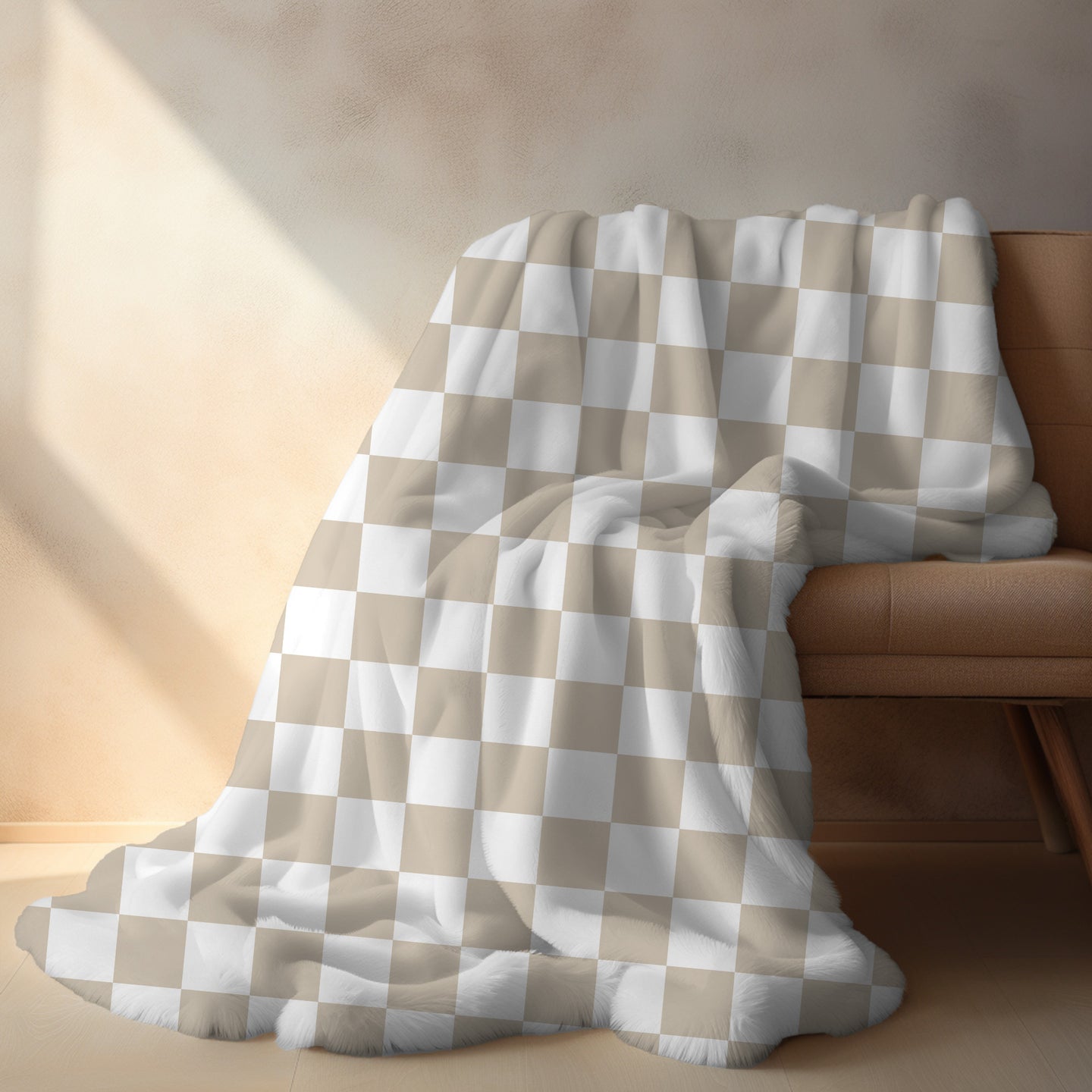 Personalized Checkered Blanket